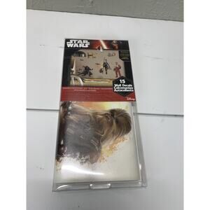 Star Wars THE FORCE AWAKENS 15 Wall Decals‎ Rey Kylo Ren Stickers Peel & Stick